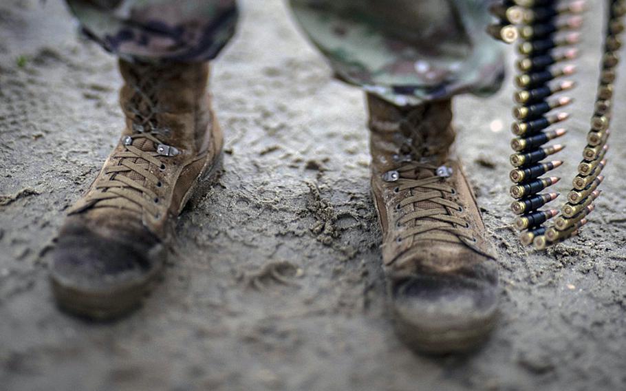 Old combat clearance boots